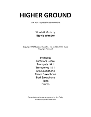 Book cover for Higher Ground