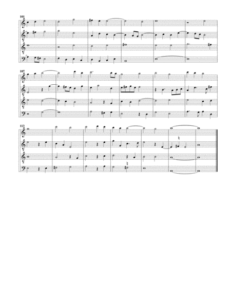 D'ung aultre amer - De tous biens plaine (arrangement for 4 recorders)