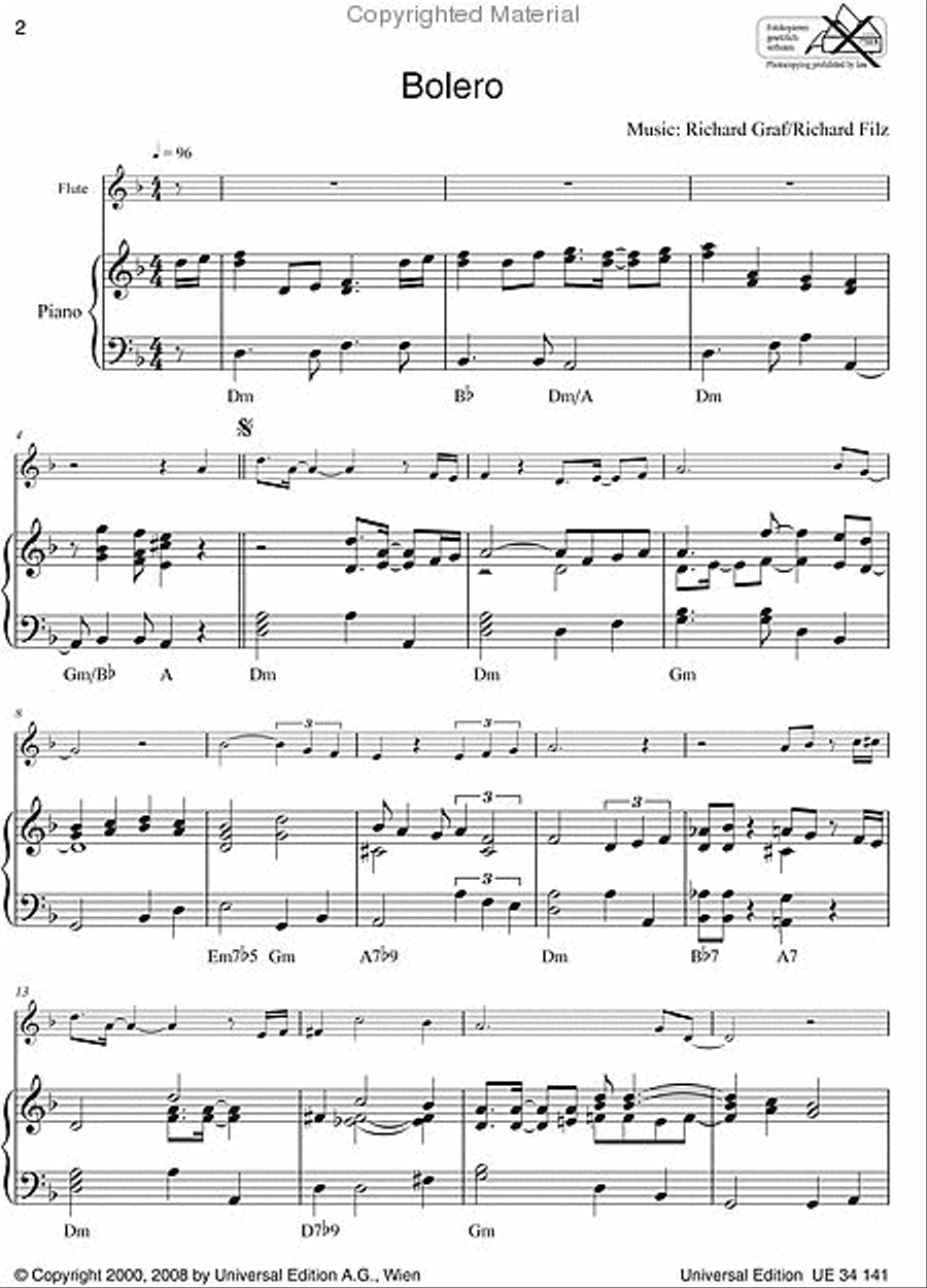 Cuba - Play Along Flute Chamber Music scores gallery preview page 2