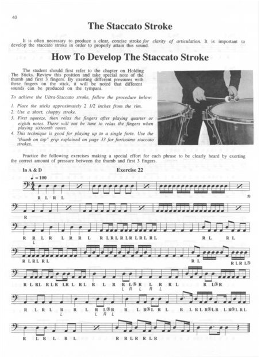 Saul Goodman -- Modern Method for Tympani Percussion scores gallery preview page 2