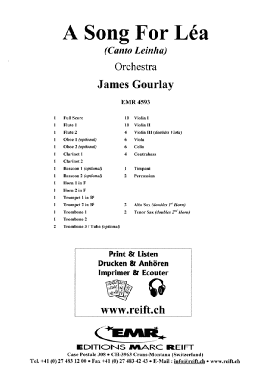A Song For Lea Orchestra scores gallery preview page 2