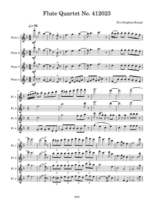 Flute Quartet No. 412023