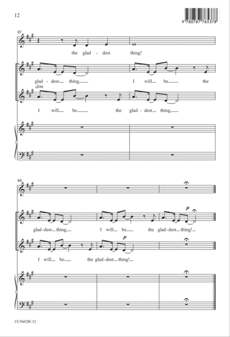 I Will Be the Gladdest Thing SA scores gallery preview page 12