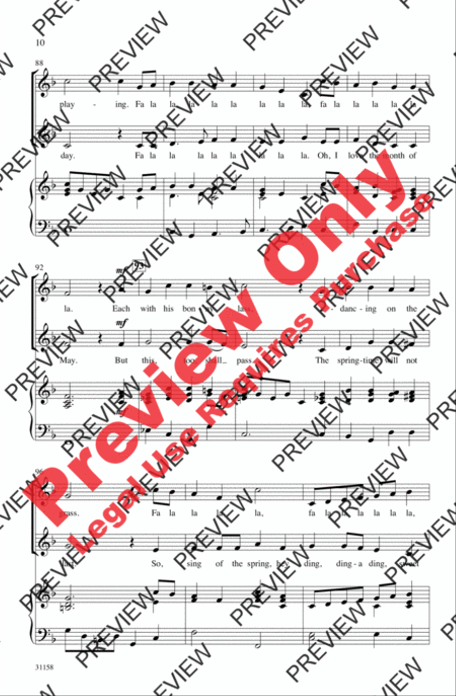 Sing of the Spring Sing of the Spring 2-Part scores gallery preview page 10