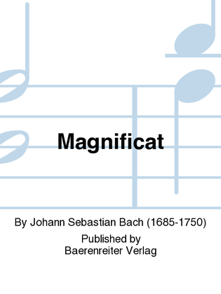 Book cover for Magnificat in E-flat major, BWV 243a (First Version) / Magnificat in D major, BWV 243 (Second version)