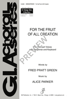Book cover for For the Fruit of all Creation