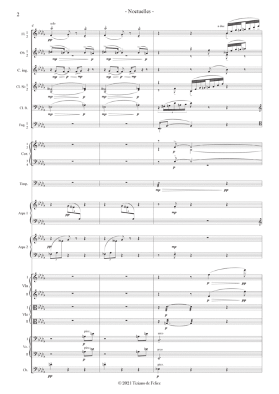 Ravel - Noctuelles (orchestra) - Score Only Full Orchestra scores gallery preview page 4