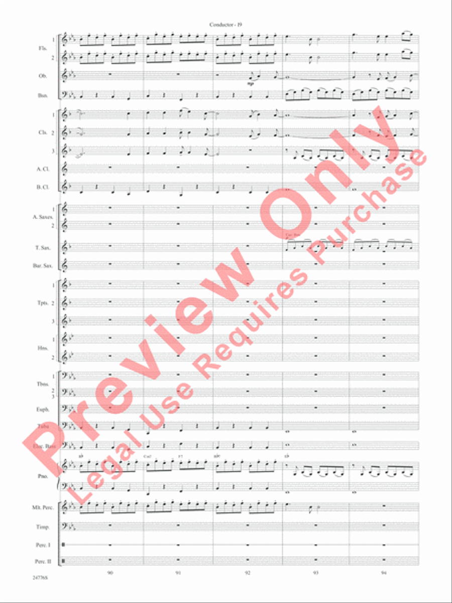 Rolling Stones: The Music Tour Concert Band scores gallery preview page 22