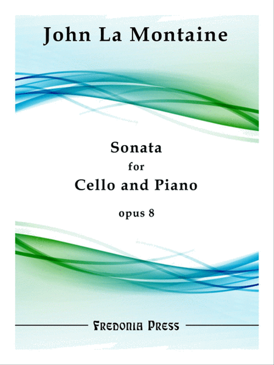 Sonata for Cello and Piano, Op. 8 Piano Accompaniment scores gallery preview page 1