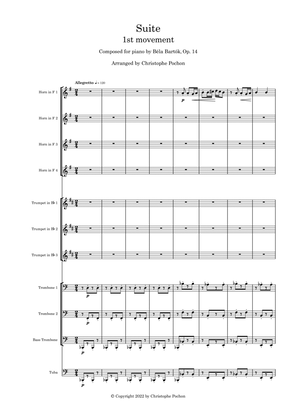 Suite - Op. 14 - 1st movement - Brass Choir