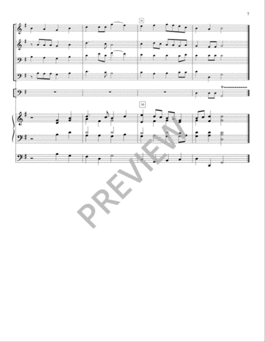 Festival Hymns for Organ, Brass and Timpani - Volume 8, General Trombone scores gallery preview page 9