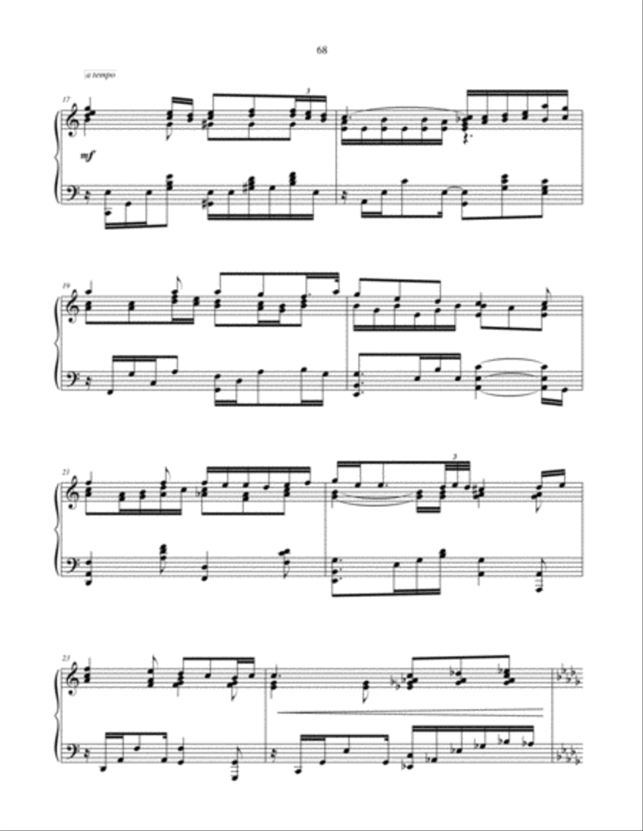 Eagle Soaring - original piano solo Piano Solo scores gallery preview page 4