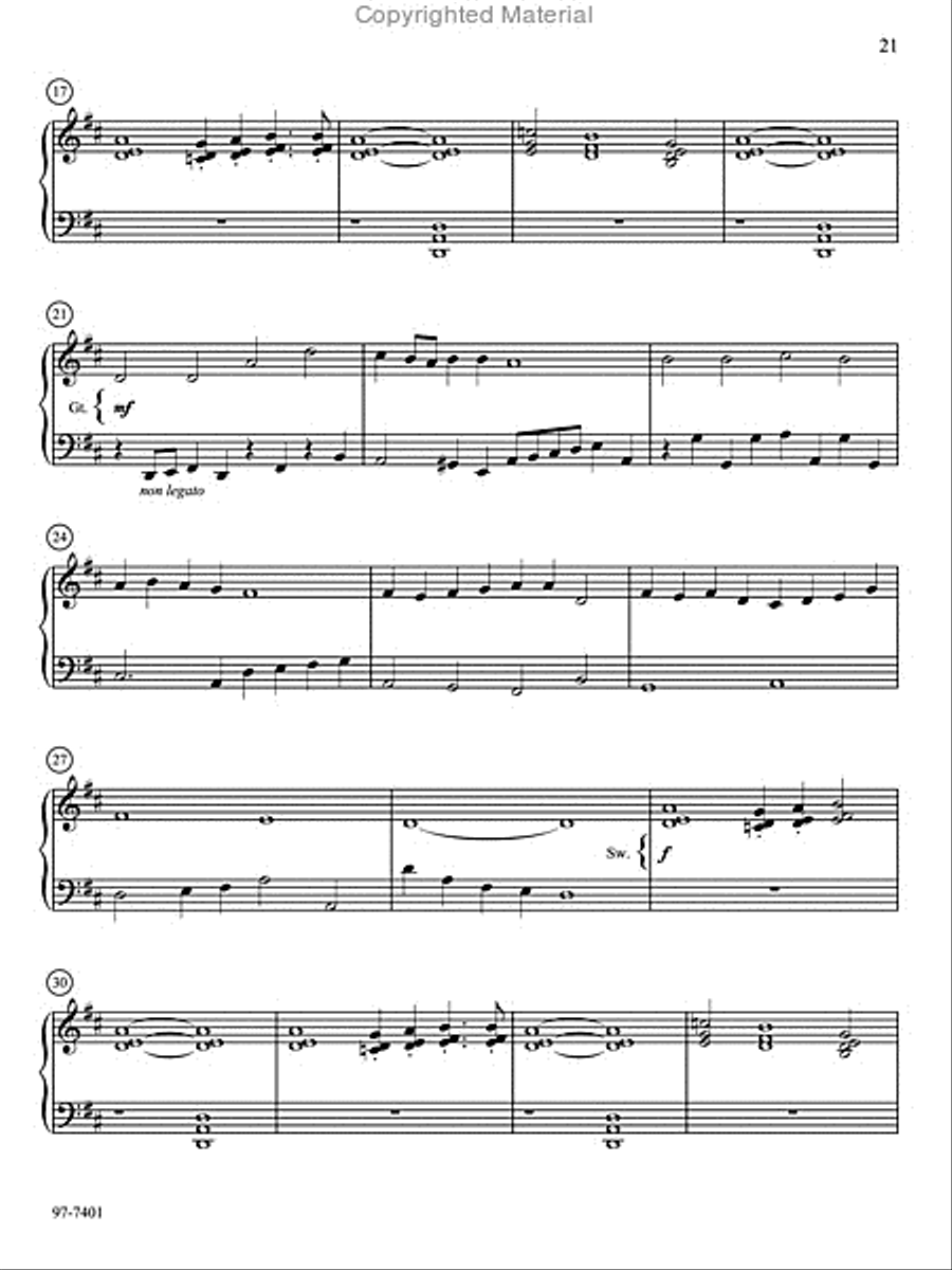 This Wondrous Mystery: Ten Preludes on Communion Hymns for Manuals Organ scores gallery preview page 19