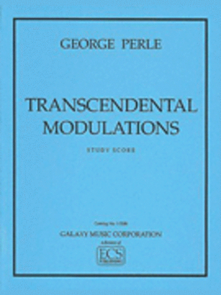 Transcendental Modulations (study Score)