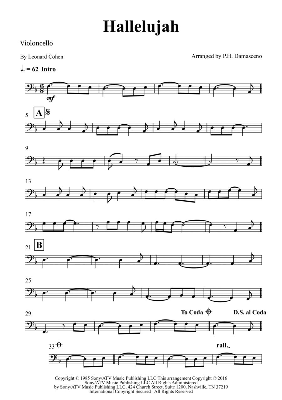 Hallelujah Hallelujah Part scores gallery preview page 1