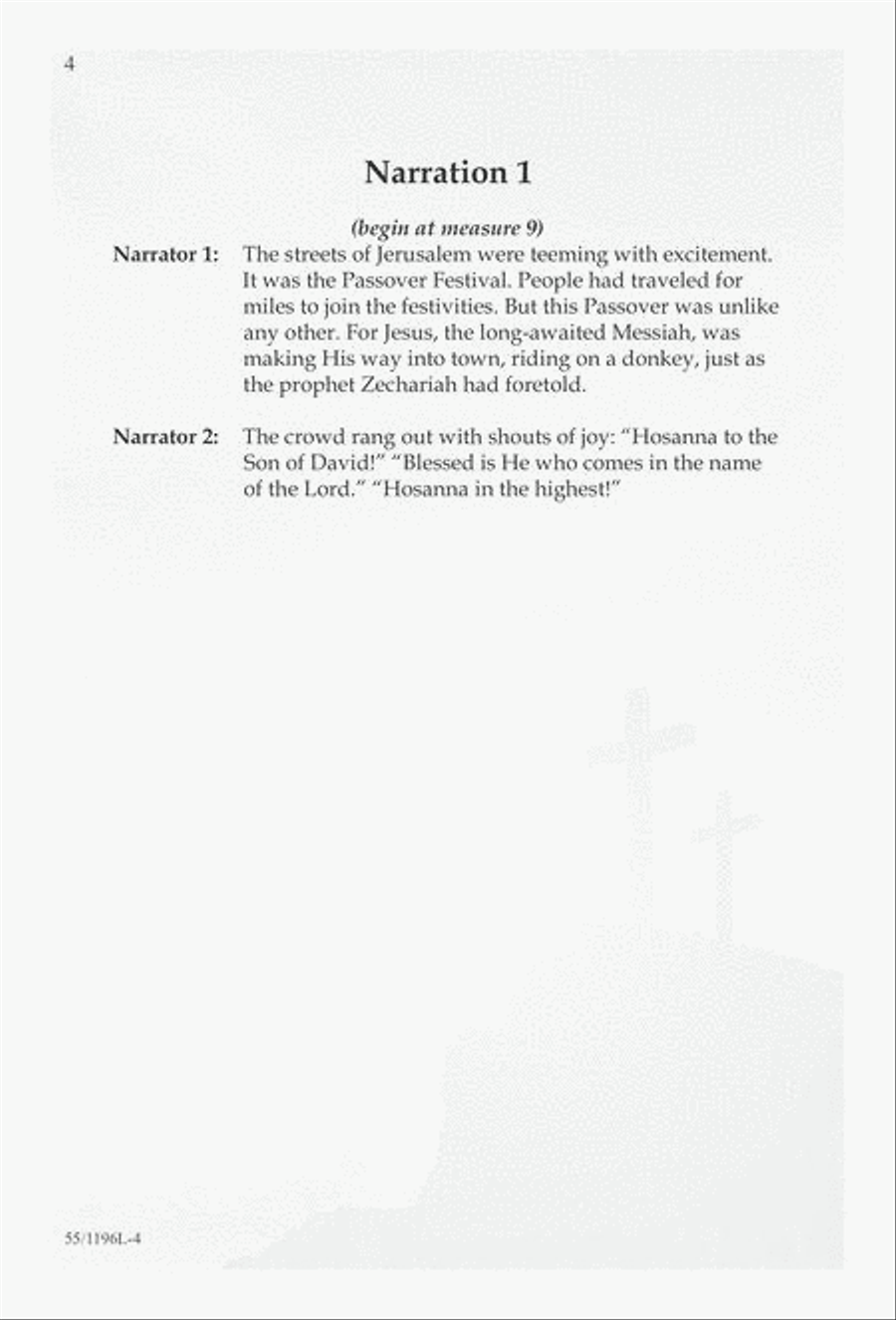 Calvary's Love - SAB Calvary's Love - SAB Divisi scores gallery preview page 4
