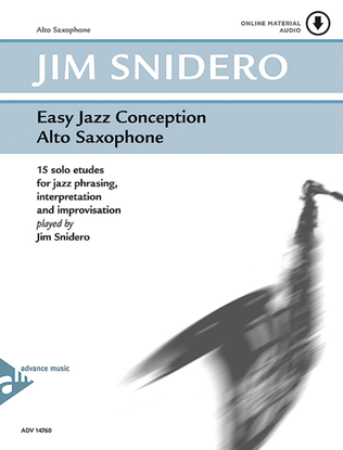 Book cover for Easy Jazz Conception Alto Saxophone