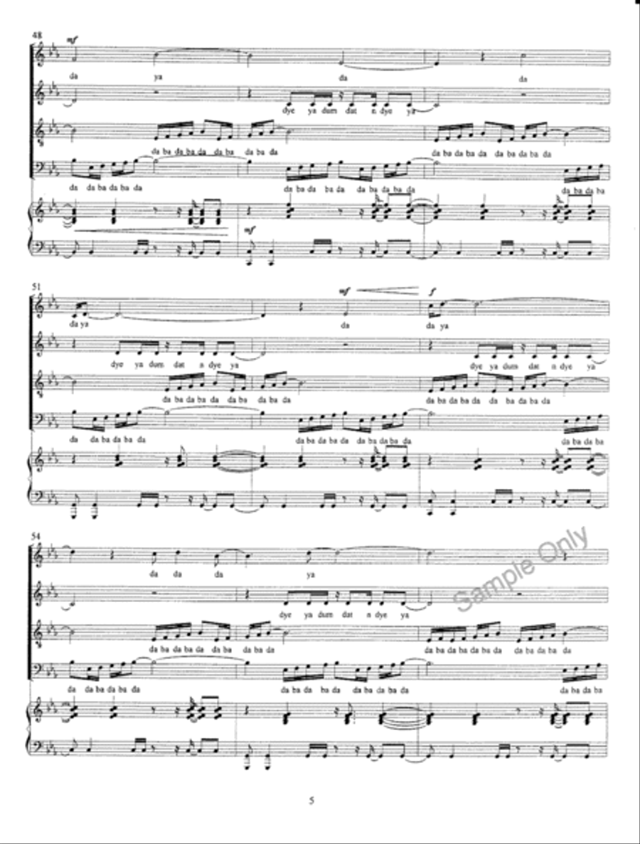 Blue Car Blue Night Blue Car Blue Night 4-Part scores gallery preview page 6