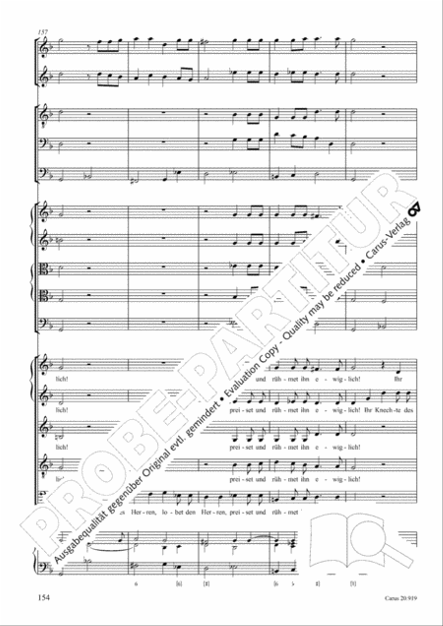 Opera varia I. Works with 1-7 parts (Complete edition, vol. 19) [Werke mit 1-7 obligaten Stimmen] Score scores gallery preview page 211