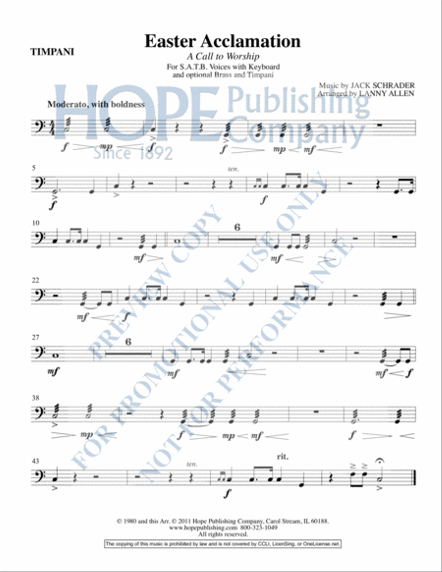 Easter Acclamation Easter Acclamation Choir scores gallery preview page 20