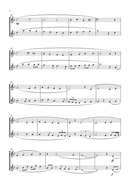 God Rest You Merry, Gentlemen (for trombone duet (treble clef), suitable for grades 1-5) image number null