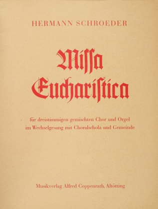 Book cover for Missa Eucharistica