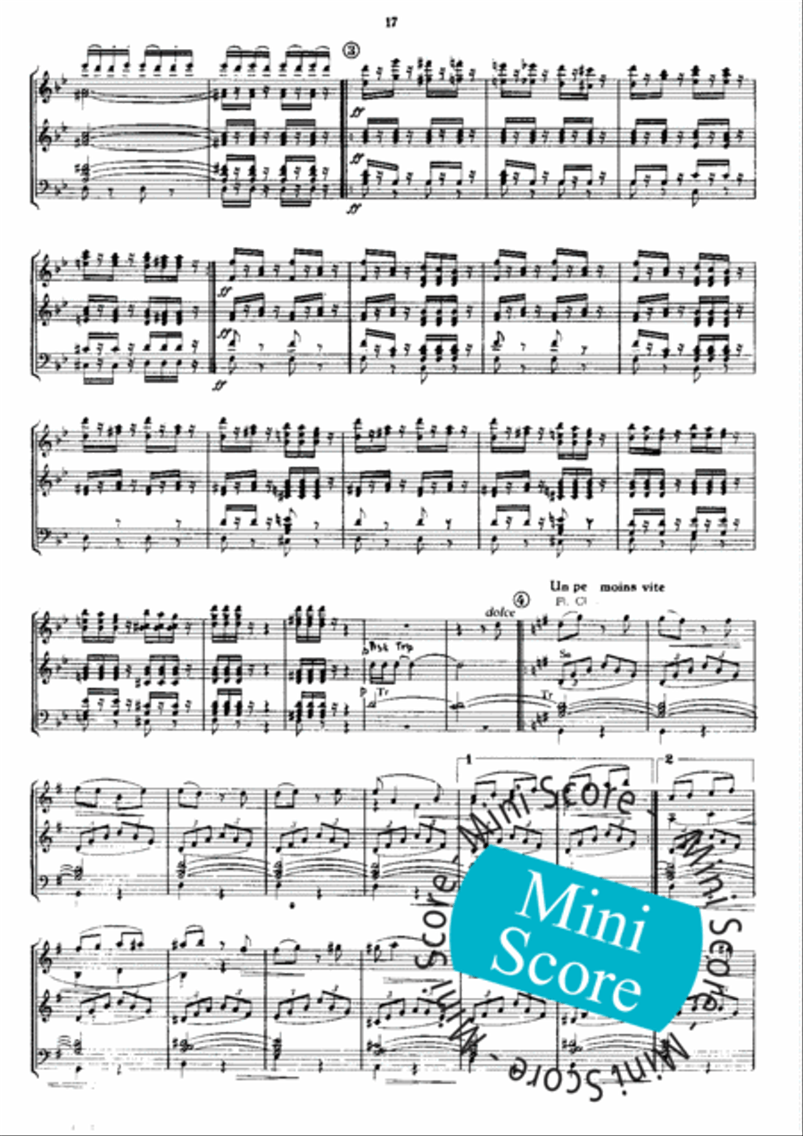 Faust Ballet Concert Band scores gallery preview page 21