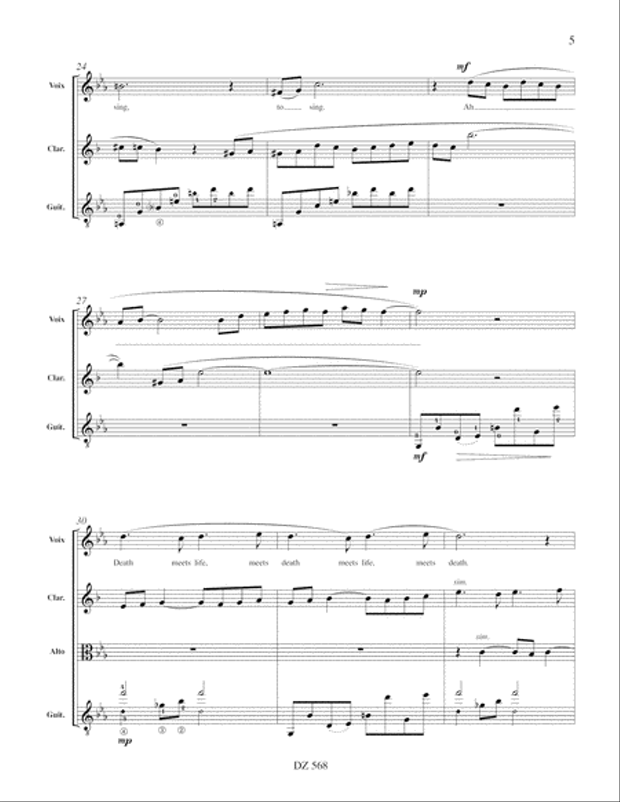 Silent River Silent River Classical Guitar scores gallery preview page 5