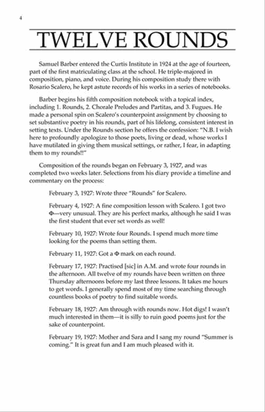 Twelve Rounds 4-Part scores gallery preview page 3