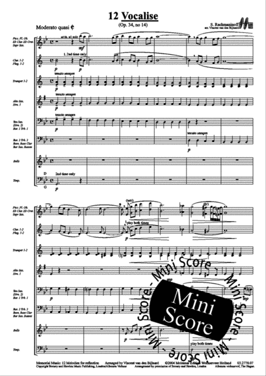 Memorial Music Fanfare Band scores gallery preview page 36