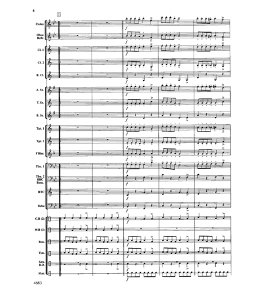 When the Koalas Do the Conga With the Kangaroos Concert Band scores gallery preview page 3