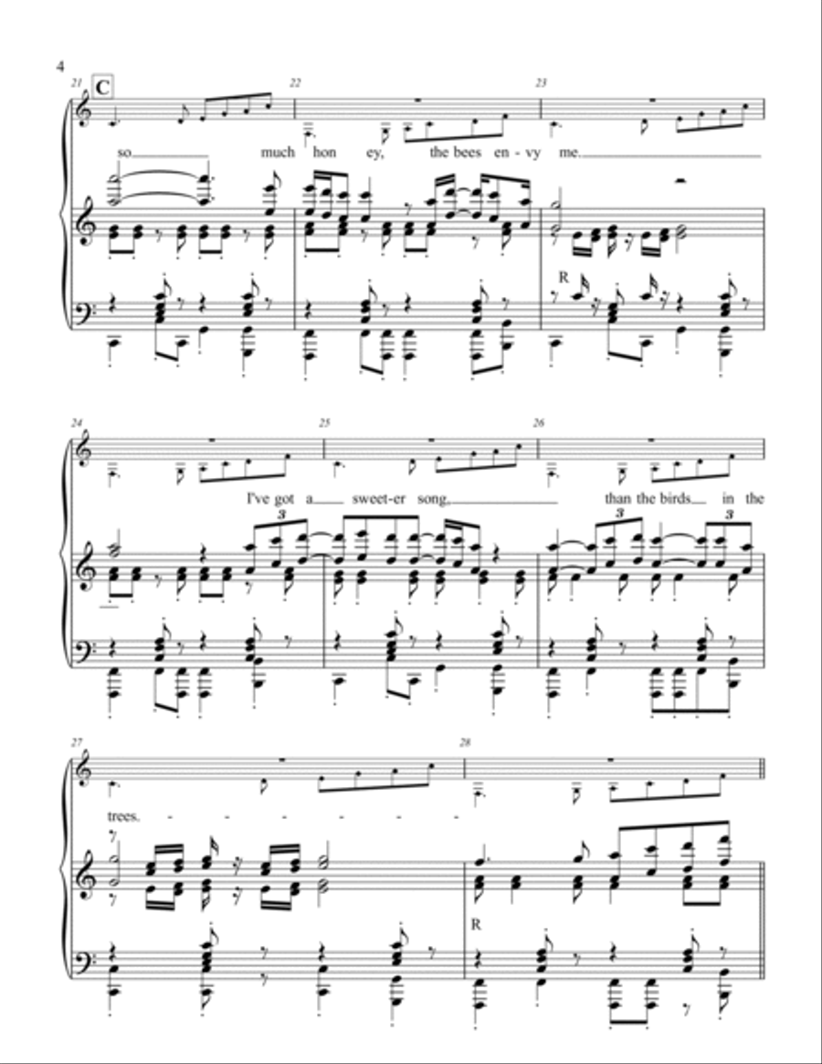 My Girl My Girl Handbell Choir scores gallery preview page 4