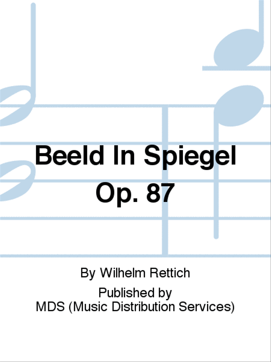 Beeld in spiegel op. 87 Voice Solo scores gallery preview page 1