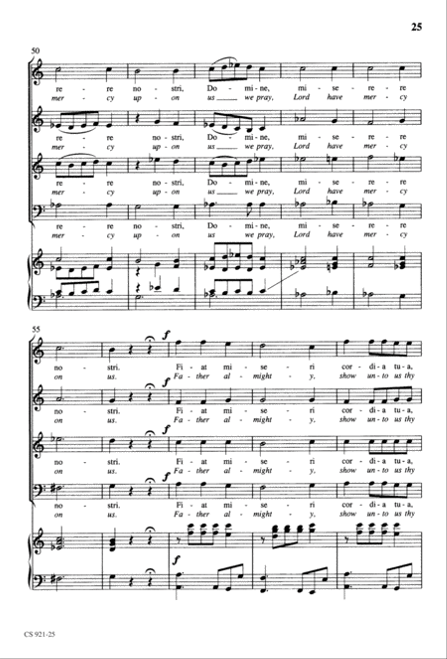 Te Deum - Choral Score