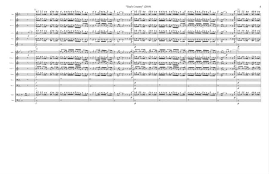 God's Country Woodwind Ensemble scores gallery preview page 5