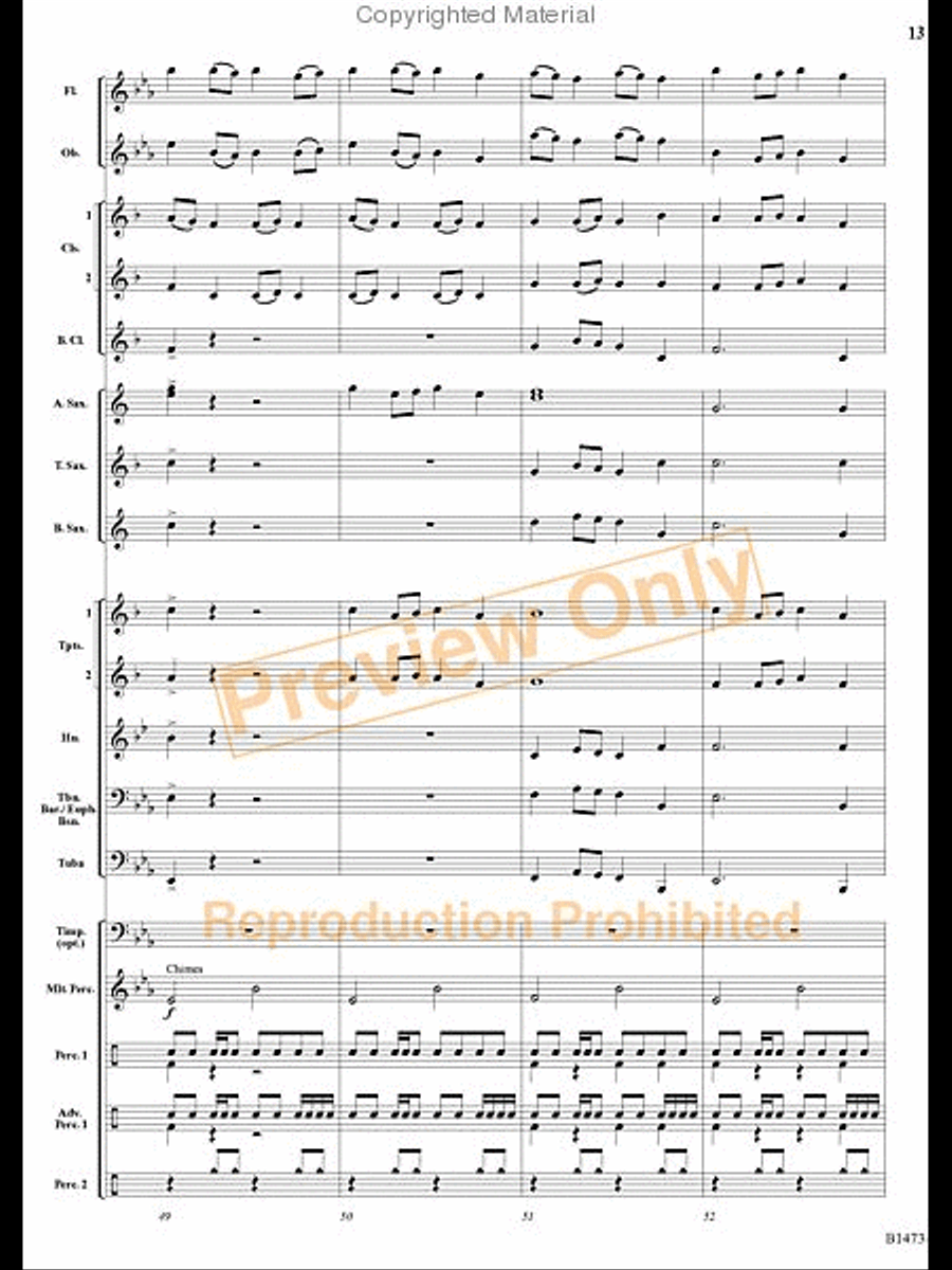 Antiphon Concert Band scores gallery preview page 12