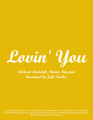 Book cover for Lovin' You
