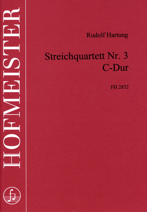 Book cover for Streichquartett Nr. 3 C-Dur