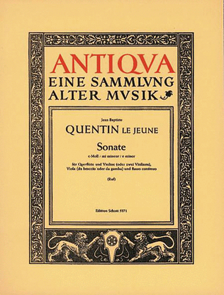Sonata E Minor Op. 10 No. 3