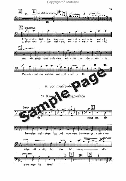 Jahr Im Lied Op. 103 Piano Reduct