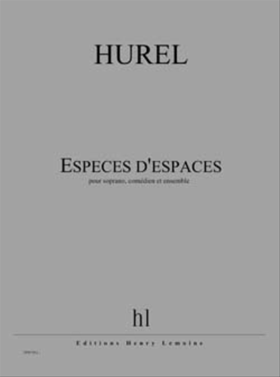 Especes d'espaces