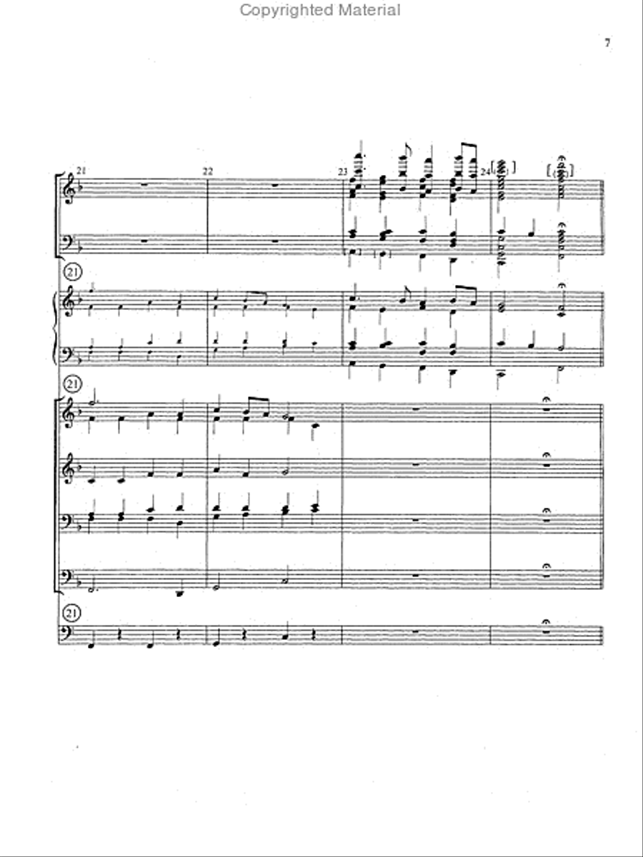 Christ the Lord Is Risen Today (Full Score)