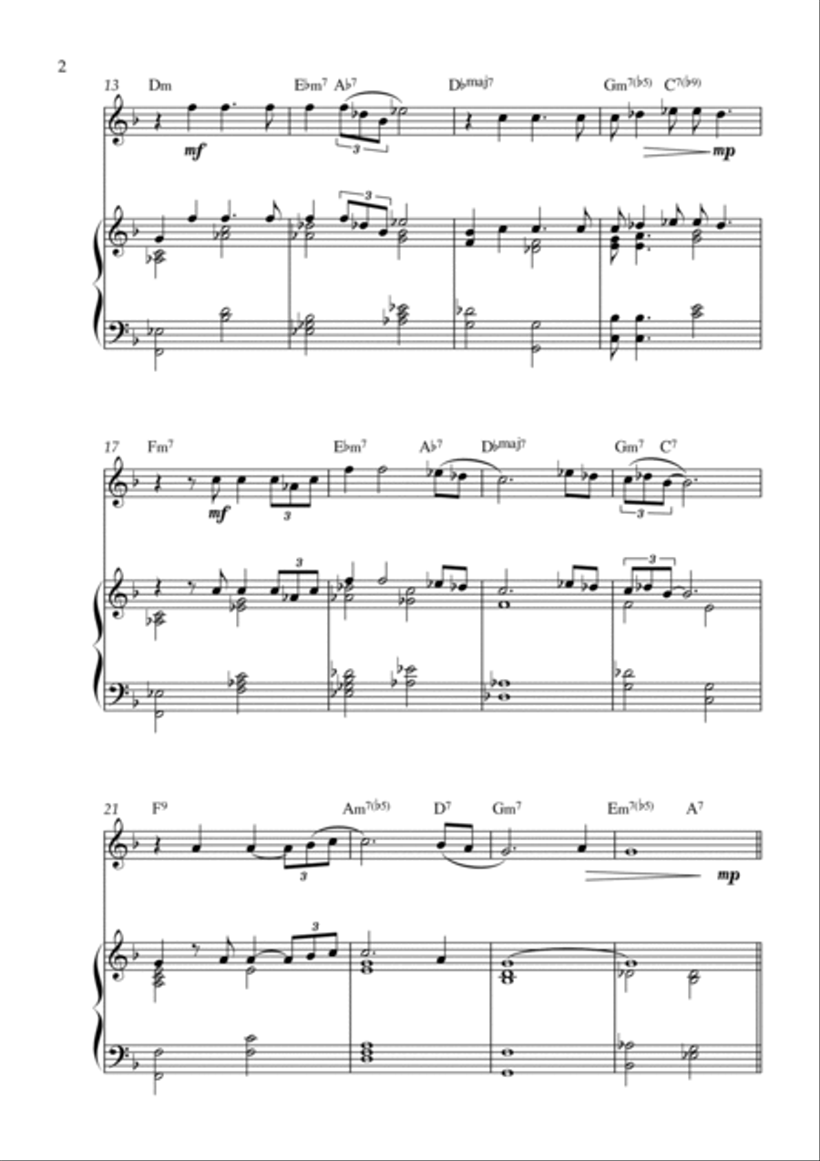 Lament Piano scores gallery preview page 2