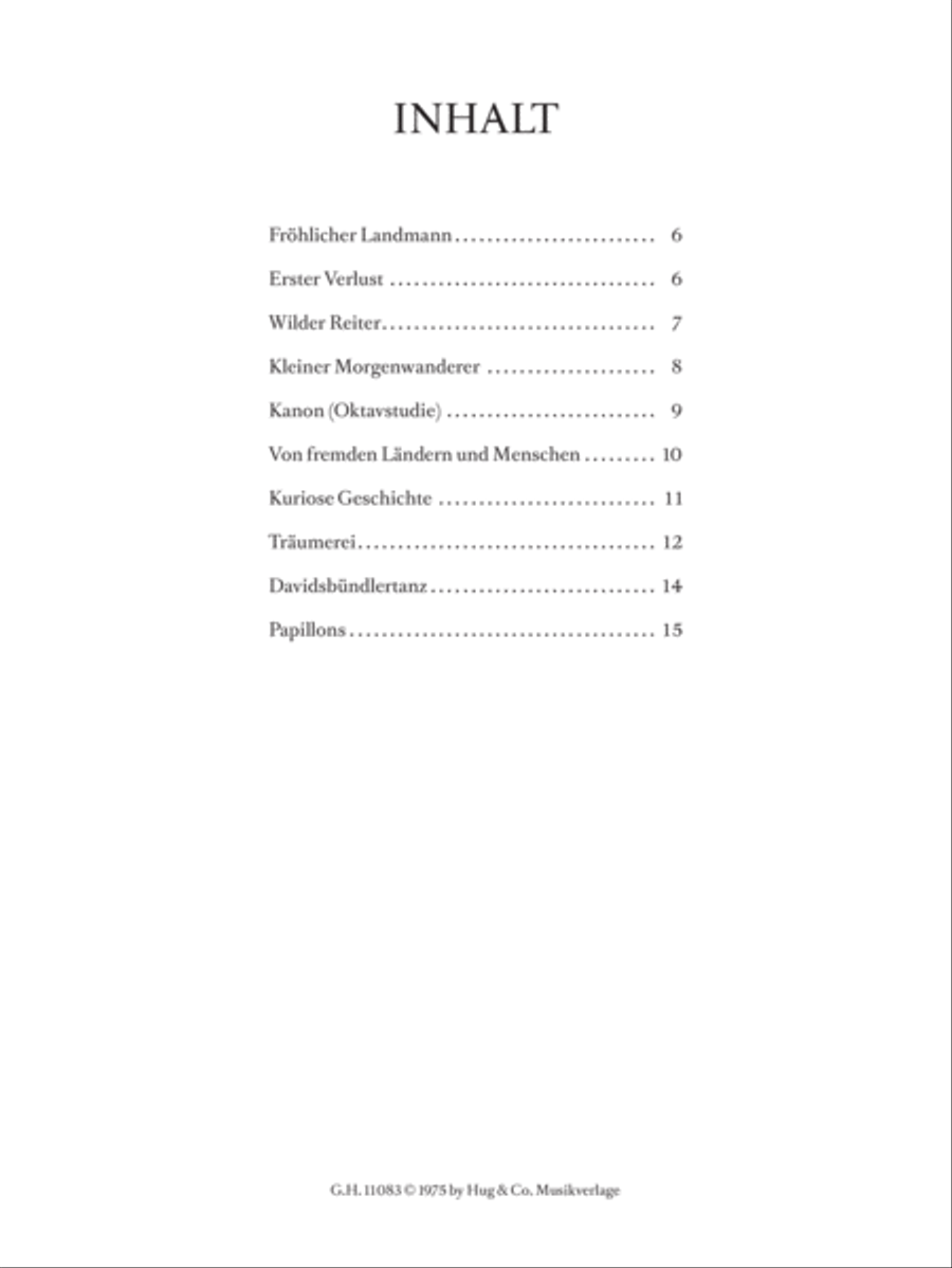 Leichte Spielstucke Piano Solo scores gallery preview page 2