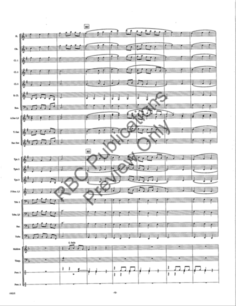 Cantica (Score) Cantica (Score) Concert Band scores gallery preview page 14