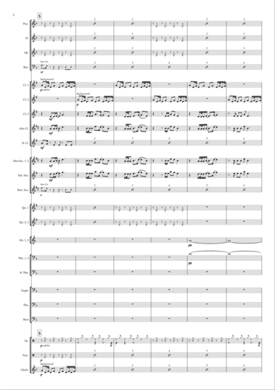 Green Garden Concert Band scores gallery preview page 2