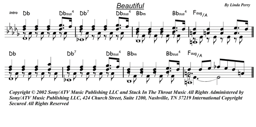 Beautiful Easy Piano scores gallery preview page 1