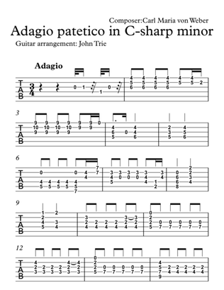 Adagio patetico in C-sharp minor