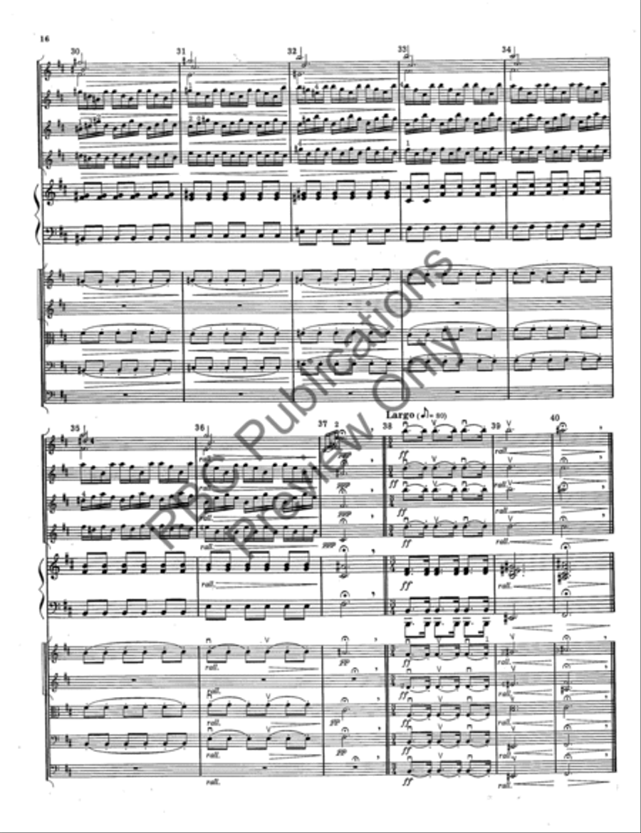 Concerto In B Minor Concerto In B Minor String Orchestra scores gallery preview page 19
