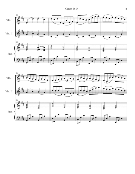 Canon in D for 2 Violins and Piano image number null